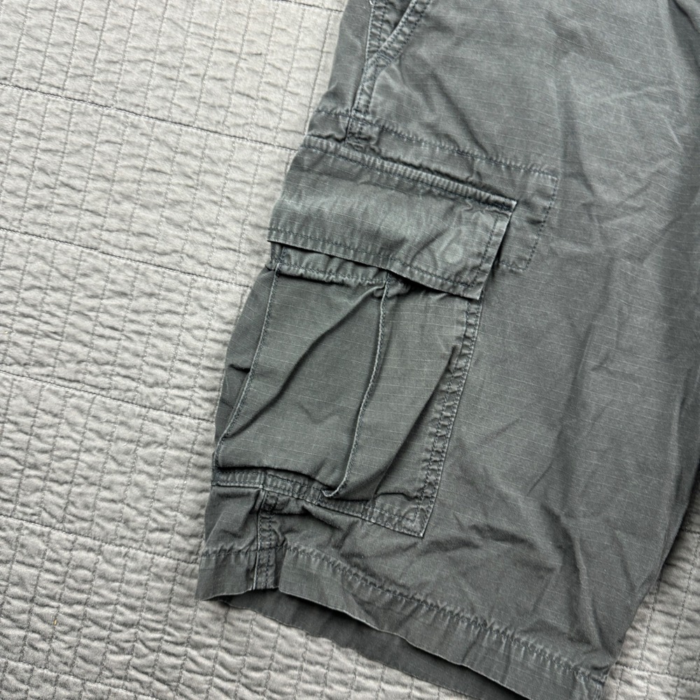 Levis Mens 34 Cargo Shorts Gray Ripstop 9" Utility Skater Casual Streetwear - Picture 3 of 12